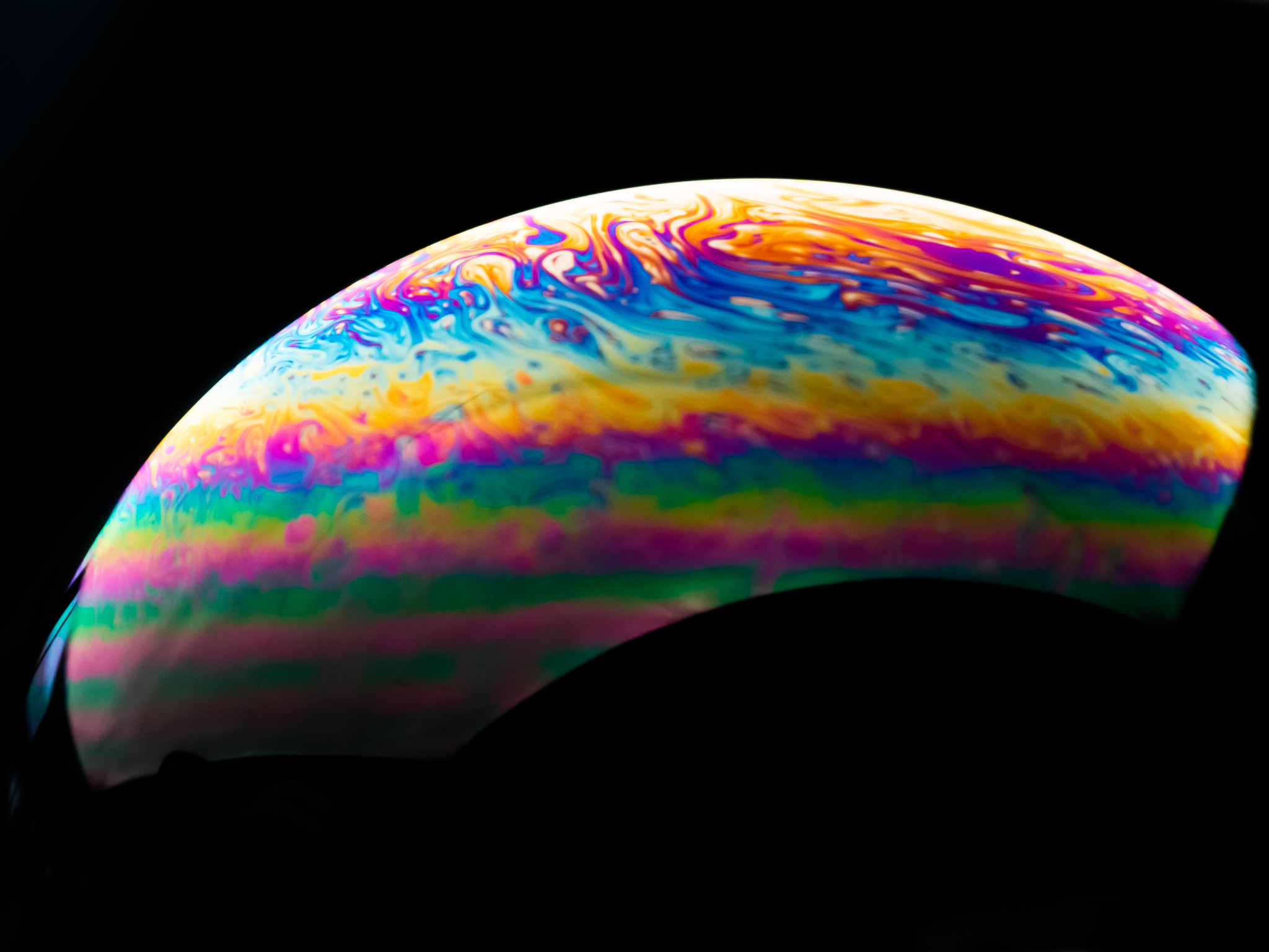 rainbow bubble